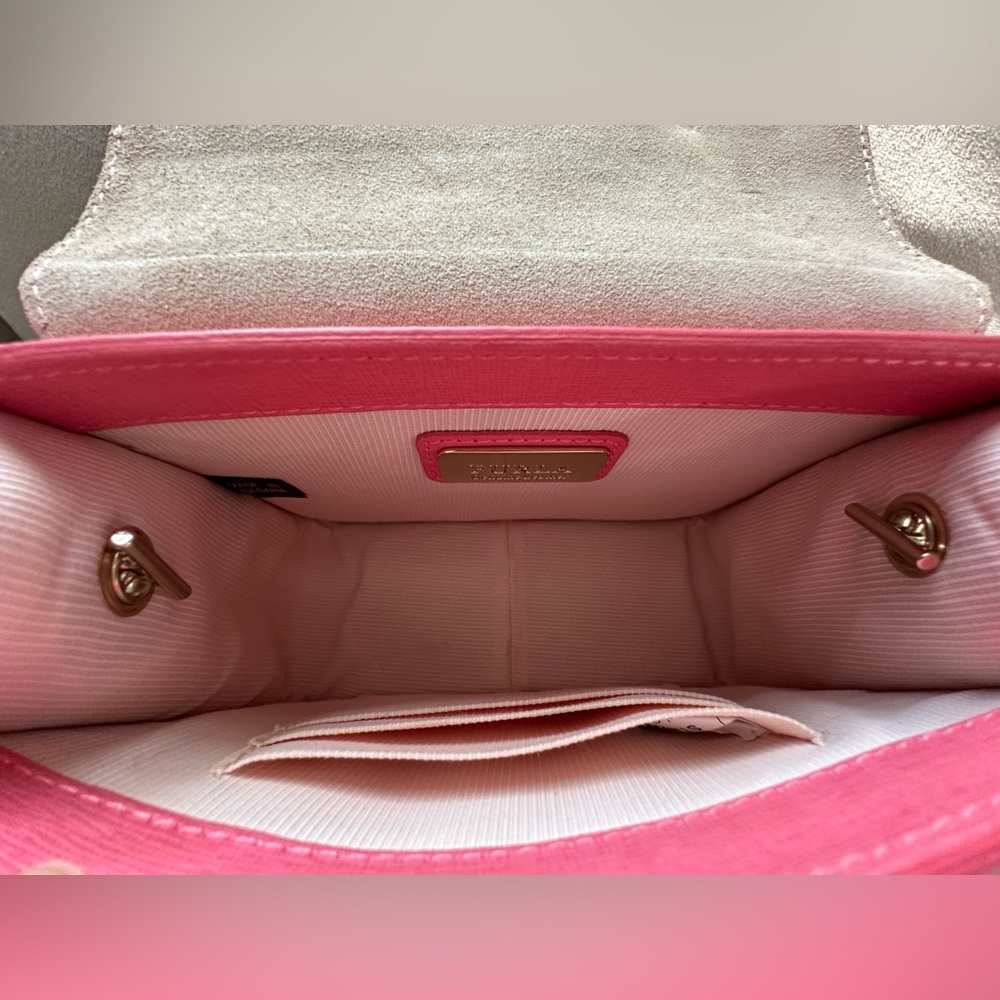 Furla Pink Mini Bag with Gold Studs - Picture 3 of 8